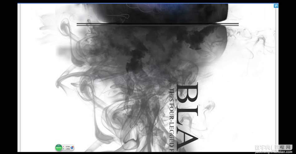 Photoshop设计烟雾缭绕的超酷黑天鹅海报5