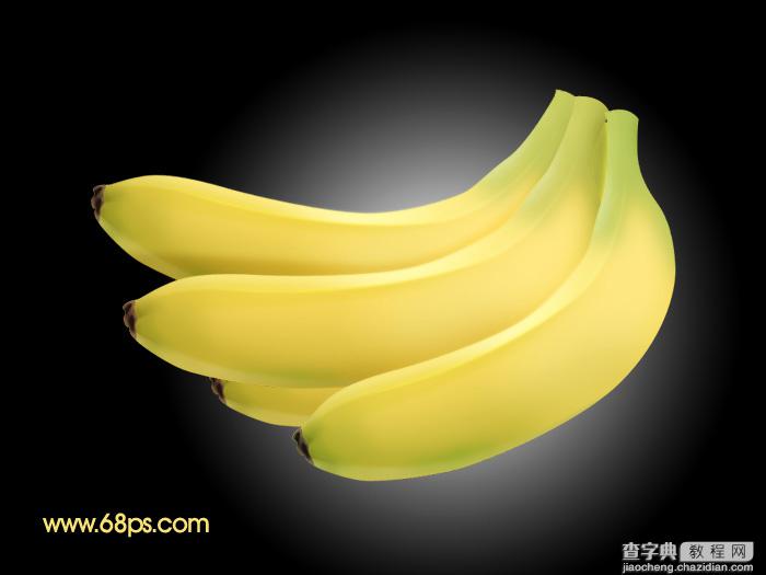 Photoshop 制作一串成熟的香蕉1