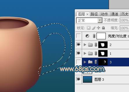 Photoshop设计制作一个逼真精致的陶瓷茶壶26