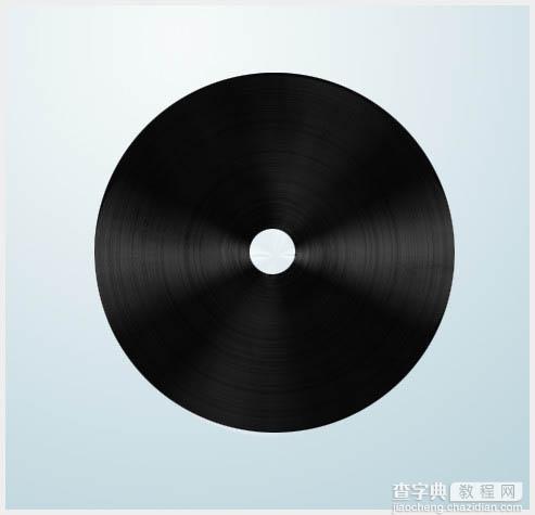 PS利用滤镜及渐变制作精致的黑胶唱片24
