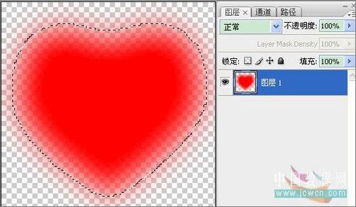 Photoshop也爱国,爱国红心图案gif动画3