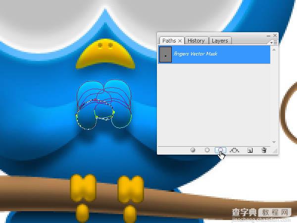 Photoshop打造Twitter可爱蓝色小鸟图标67