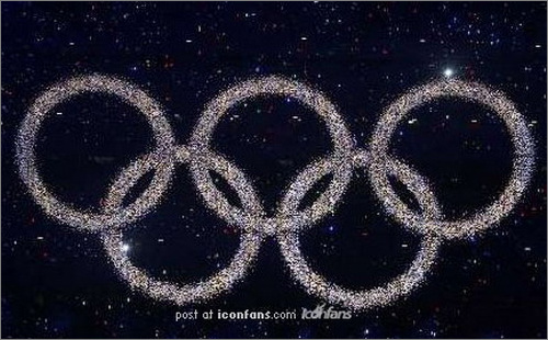 PS绘制北京奥运开幕式上璀璨的五环2