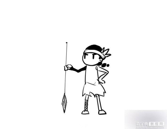 PS制作印第安人投标枪的gif小动画2