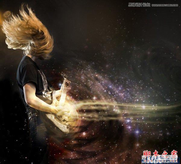 Photoshop设计制作出炫彩的音乐主题海报24