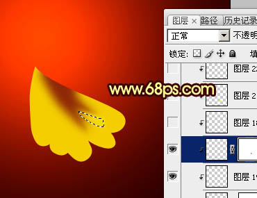 Photoshop打造非常华丽的金色牡丹8