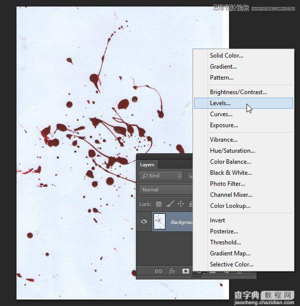 Photoshop纯手工创建高清晰血迹喷溅效果笔刷教程3