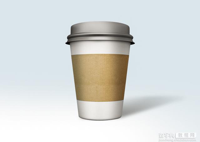 Photoshop为抠出的咖啡纸杯增加逼真投影2