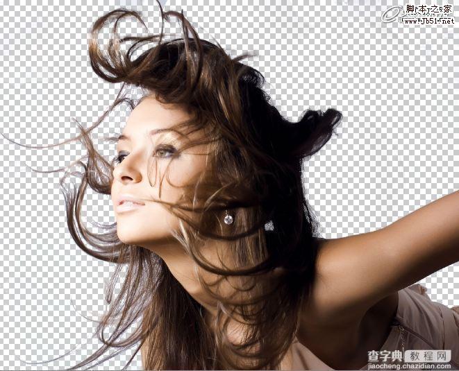 Photoshop将通过蒙版通道制作出长发美女抠图教程6