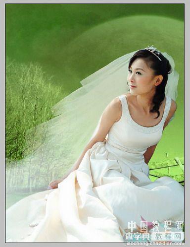 photoshop抠图教程 利用钢笔及橡皮工具抠出穿婚纱的新娘2