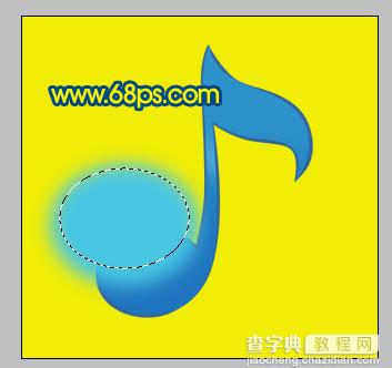 Photoshop 一个漂亮的水晶音符图标6