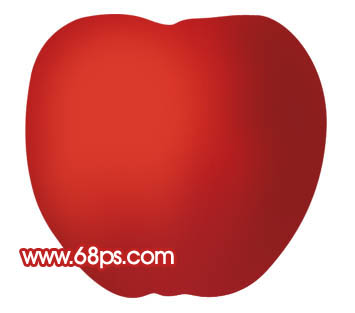 Photoshop 一个逼真的红富士苹果8