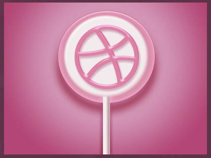 Photoshop设计制作逼真可爱的粉色棒棒糖20