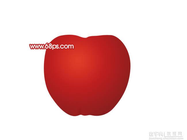 Photoshop 一个逼真的红富士苹果4