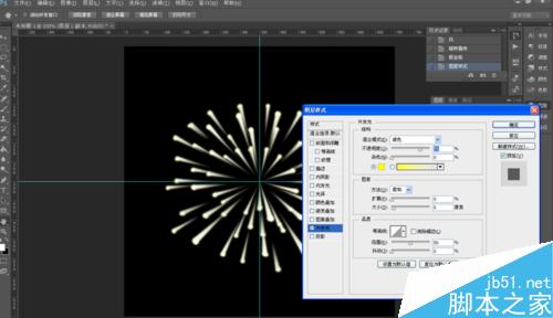 ps制作漂亮的烟花效果图10