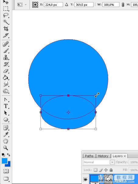 Photoshop打造Twitter可爱蓝色小鸟图标4