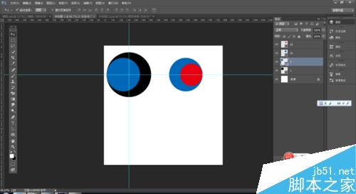 Photoshop制作立体效果的二分环 二分圆14