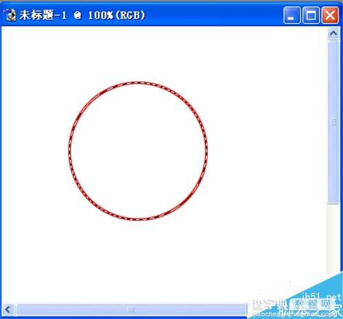 photoshop绘制空心圆和实心圆方法图解1