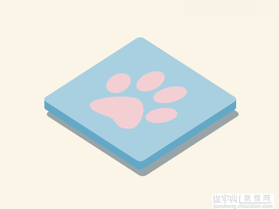 Photoshop制作设计3D风格的小脚丫ICON图标28