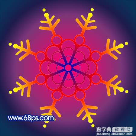 Photoshop 漂亮的雪花图案19