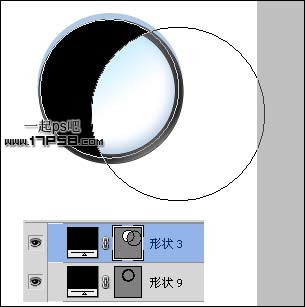 photoshop利用路径及图层样式制作出逼真精致的放大镜8