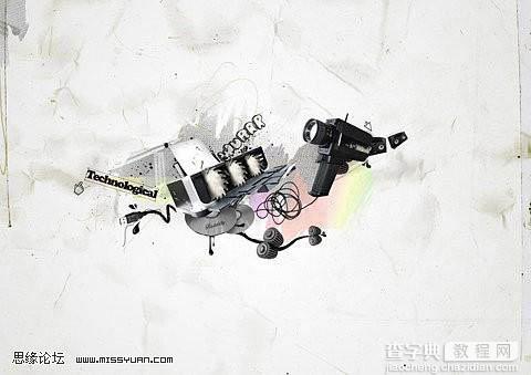 Photoshop 个性的潮流音乐海报9