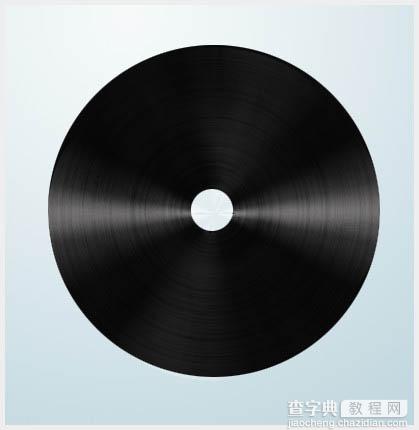 PS利用滤镜及渐变制作精致的黑胶唱片27