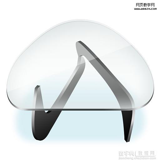 Photoshop 透明的玻璃桌子图标1