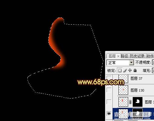 Photoshop打造出一只绚丽高光的火凤凰效果3