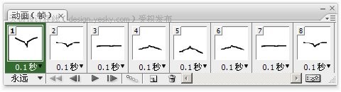 Photoshop CS3教程:过渡帧动画5