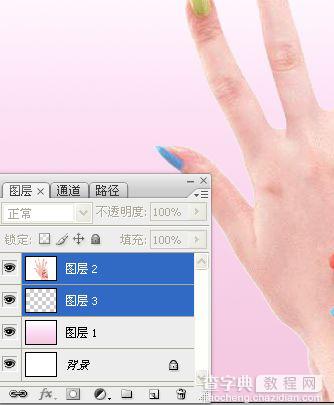 Photoshop使用另类方法给手抠图9