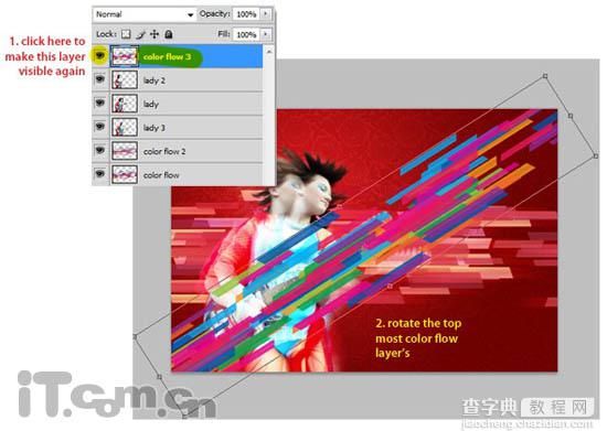 Photoshop 实现的绚丽潮流音乐壁纸34