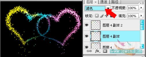 photoshop 画笔制作浪漫的梦幻心33
