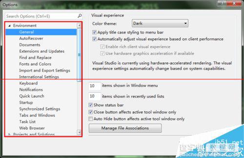 visual studio 2015怎么把英文界面变成中文界面？6