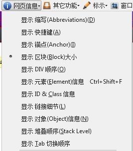 Web Developer 瑞士军刀一样的firefox插件3