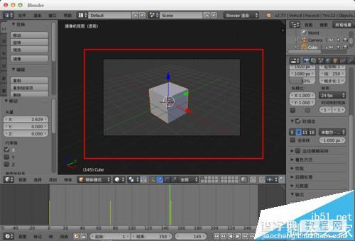blender 3D建模软件怎么渲染动画并导出视频?14