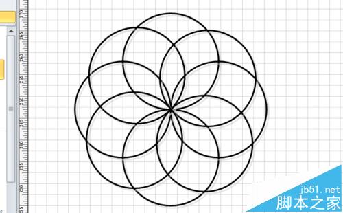 visio流程图绘制软件怎么绘制花瓣形状?9