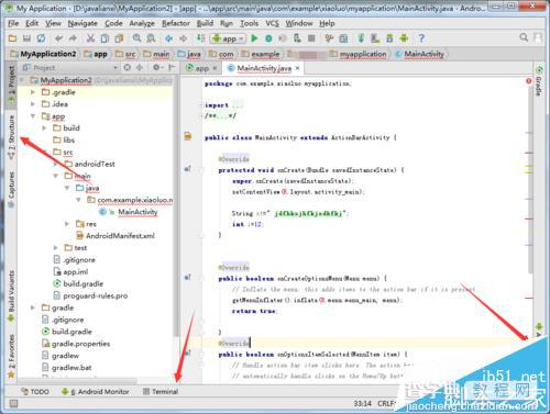 Android studio中IDE窗口怎么显示或者隐藏?4