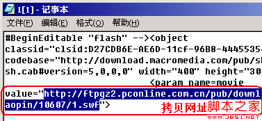 网页flash下载 如何下载网页中的flash SWF文件(图文教程)3