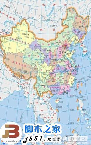 大幅面全开中国竖版地图——高清中国竖版地图下载地址1