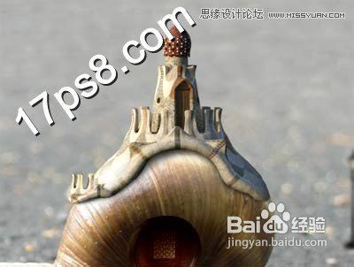 Ps设计可爱风格的蜗牛城堡教程6