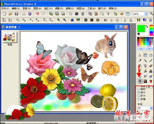 PhotoFiltre图像编辑软件怎么使用?PhotoFiltre安装使用教程10