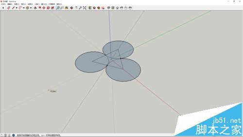 sketchup怎么画一个简单的蘑菇云简单模型?5