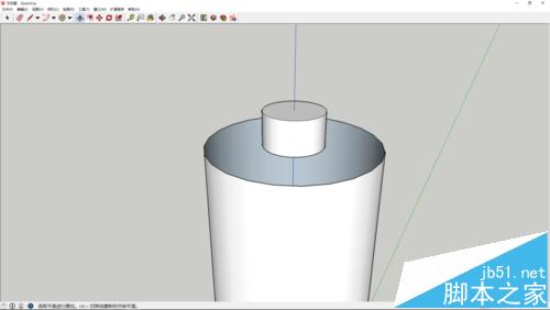 sketchup怎么绘制5号电池模型? sketchup电池建模的详细教程6