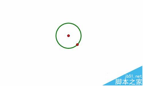 几何画板怎么绘制两个外相切的圆并标注?2