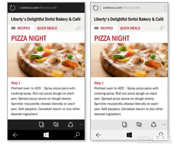 微软新型浏览器  Spartan浏览器的移动端UI2