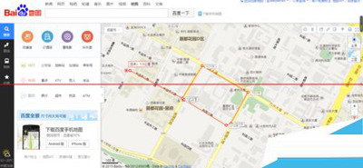 百度地图测量自定义路线距离提前安排行程路线7