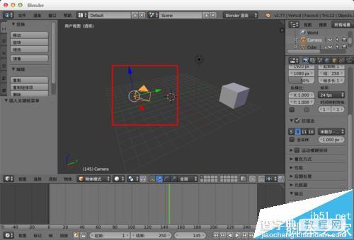blender 3D建模软件怎么渲染动画并导出视频?13