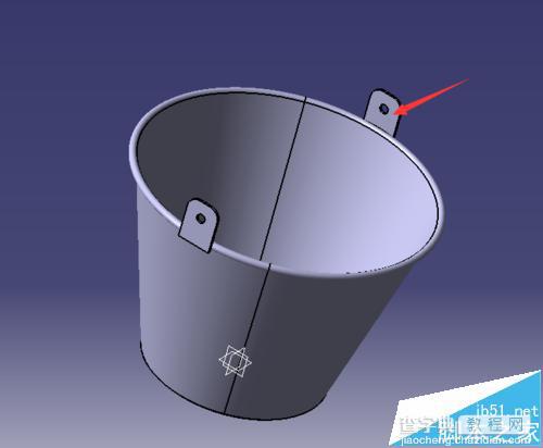 CATIA怎么绘制水桶模型并添加材质?12