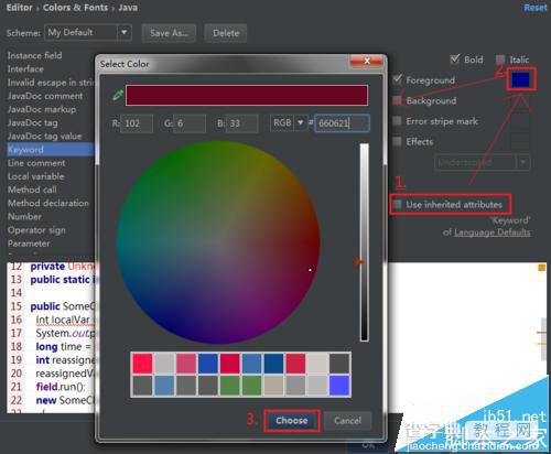 Android Studio怎么自定义颜色?Android Studio更换字体大小颜色的方法7